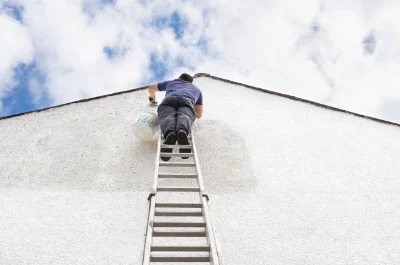 Peinture extérieure au Deschaux — façades et ravalement